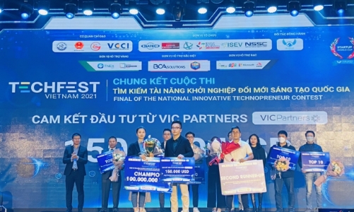 Otrafy Inc thành quán quân Cuộc thi Tìm kiếm Tài năng Khởi nghiệp Đổi mới sáng tạo Quốc gia TECHFEST 2021