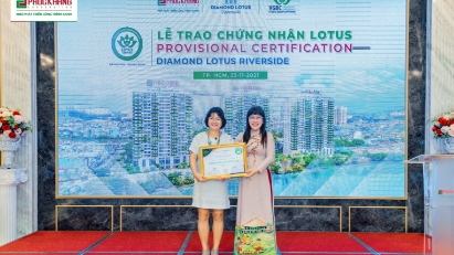 Diamond Lotus Riverside receives Lotus Provisional Certification from Vietnam Green Building Council