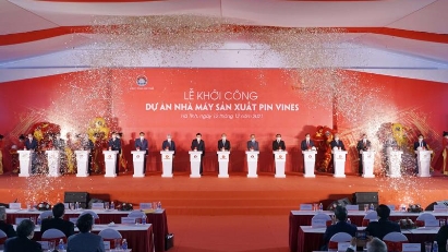 Construction of Vingroup electric vehicle battery factory gets underway