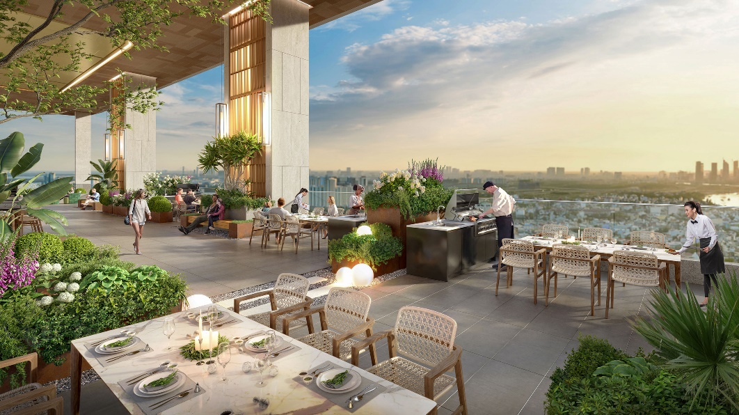 Kh&ocirc;ng gian tiện &iacute;ch đẳng cấp của &ldquo;Resort tr&ecirc;n kh&ocirc;ng&rdquo; rộng 6.000m2 lần đầu xuất hiện tại B&igrave;nh Dương.