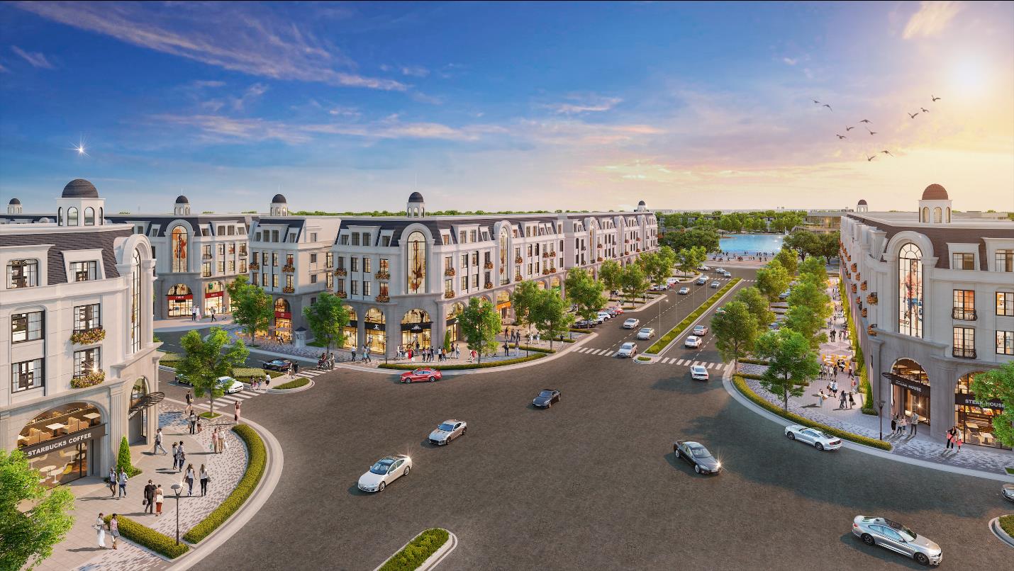 Loại hình shophouse thương mại tọa lạc tại vị trí đắc địa là “kênh đầu tư”chứa đựng nhiều tiềm năng sinh lời bền vững..
