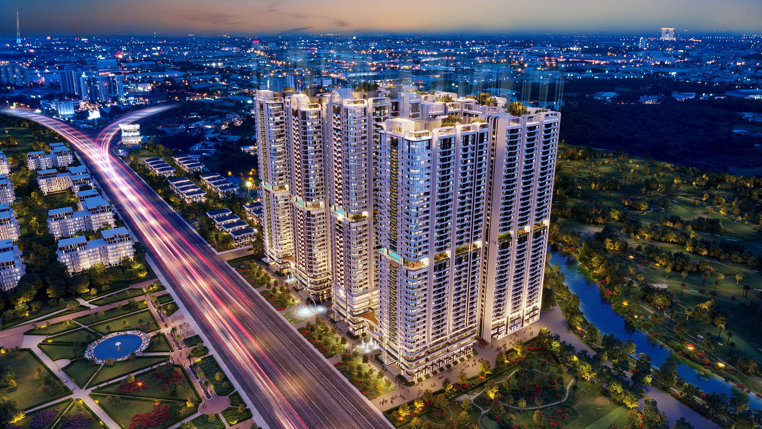 Astral City thiết lập đặc quyền “nghỉ dưỡng tại gia” với 1,7ha diện tích tiện ích - cảnh quan chung cùng “thế giới tiện ích trên không” tại tầng 20.