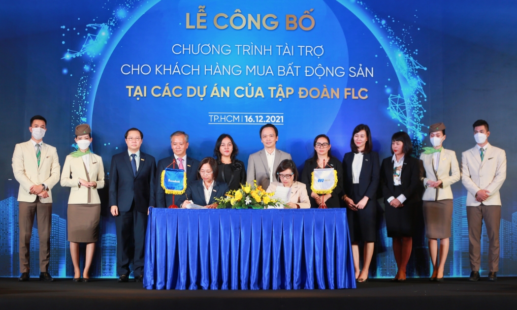 Ký kết tài trợ vốn cho dự án FLC Quảng Bình giữa ngân hàng Sacombank và tập đoàn FLC