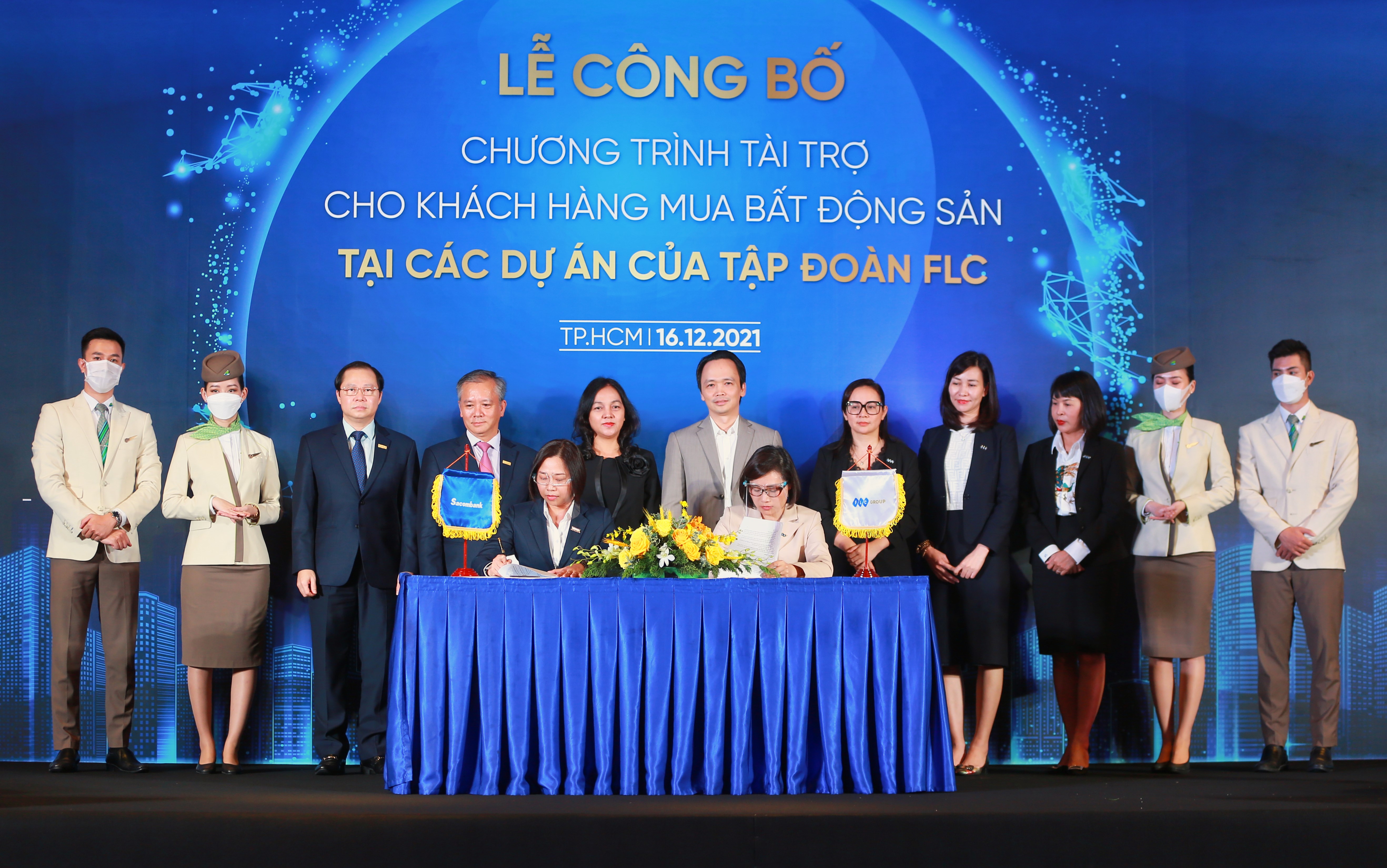 Ký kết tài trợ vốn cho dự án FLC Quảng Bình giữa ngân hàng Sacombank và tập đoàn FLC