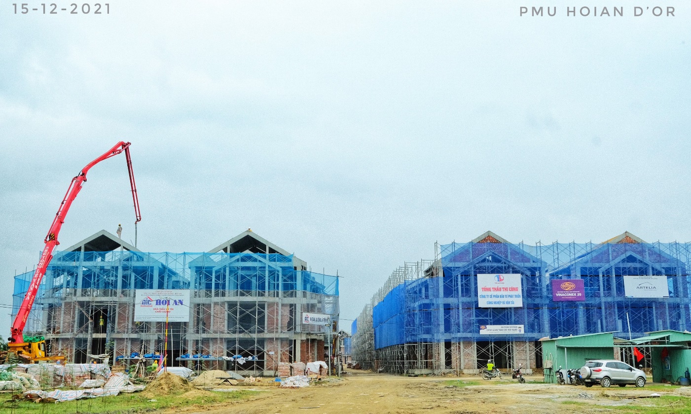 Hoian d&rsquo;Or &ldquo;ghi điểm&rdquo; với nh&agrave; đầu tư nhờ tiến độ thi c&ocirc;ng thần tốc