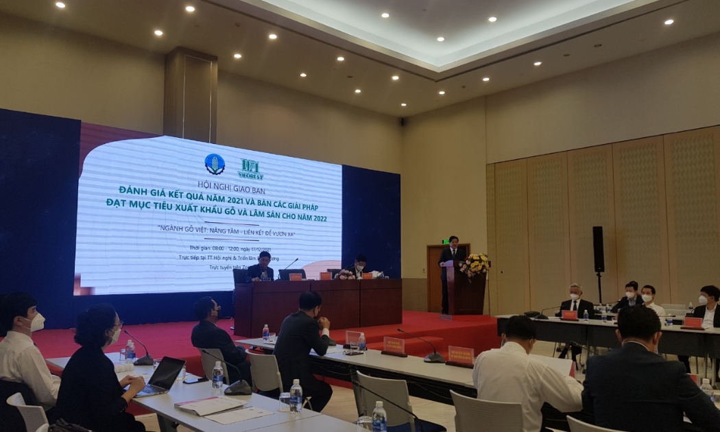 Hội nghị đánh giá kết quả ngành gỗ năm 2021