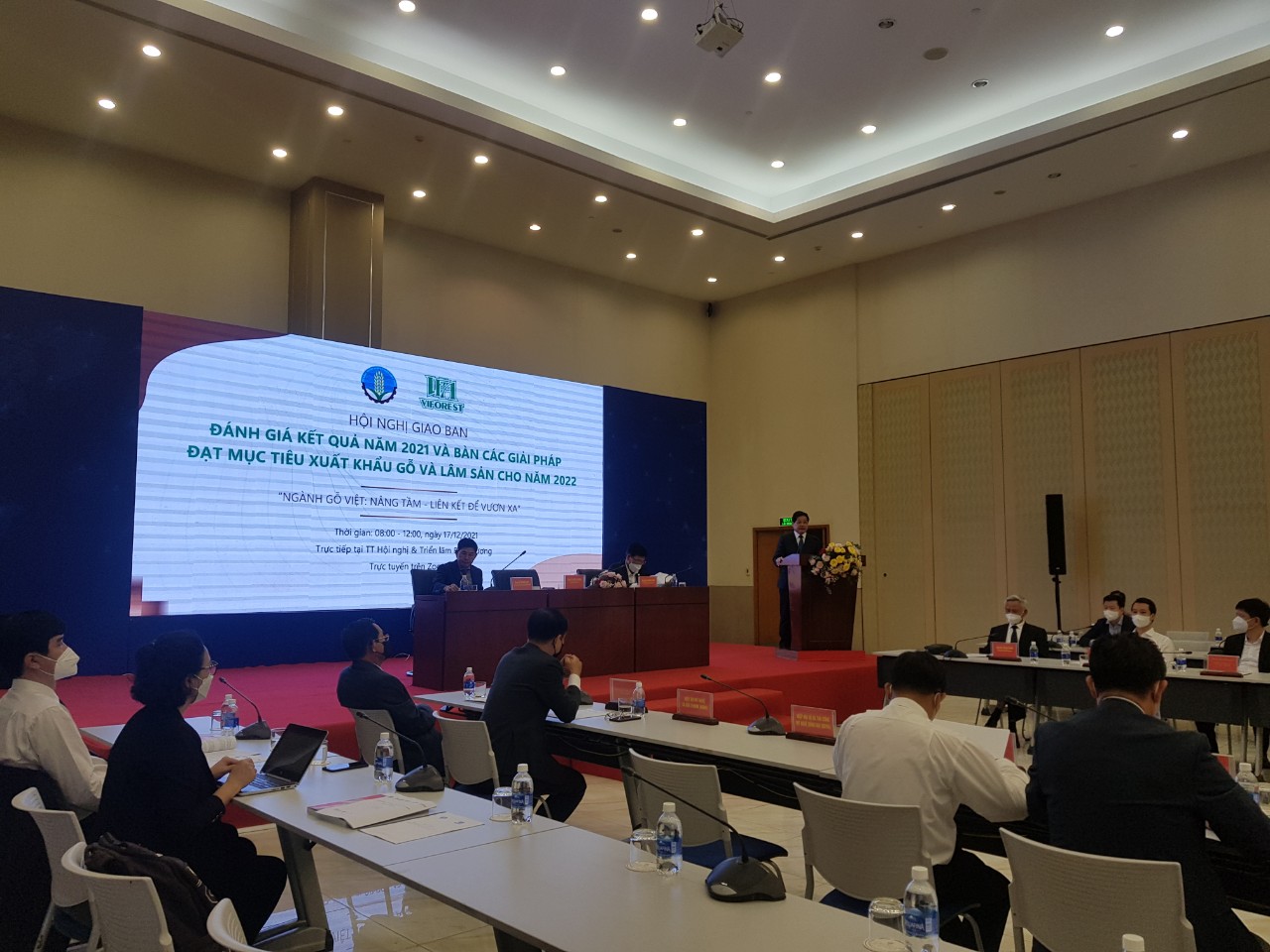 Hội nghị đánh giá kết quả ngành gỗ năm 2021 