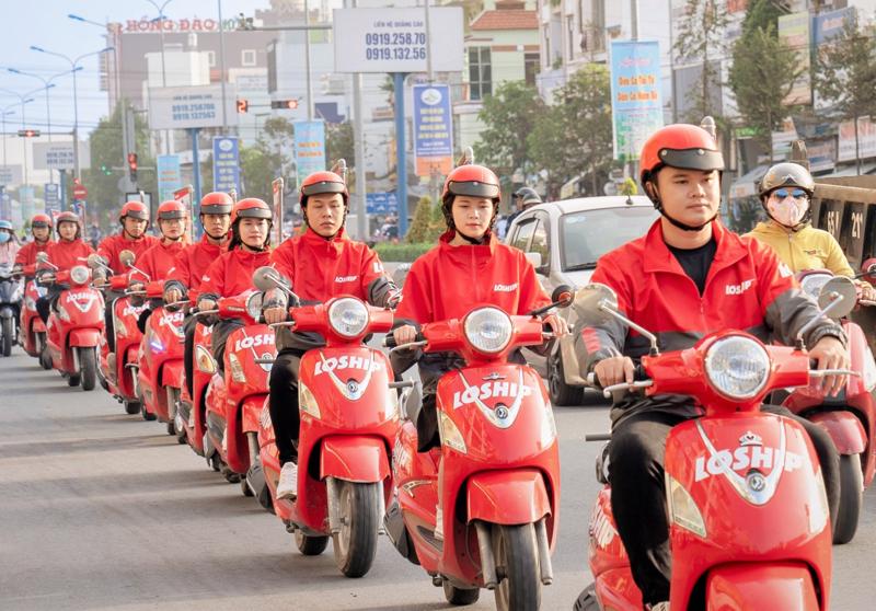 Loship là startup giao thức ăn và giao hàng tức thì trong 1 giờ tăng trưởng rất nhanh ở Việt Nam