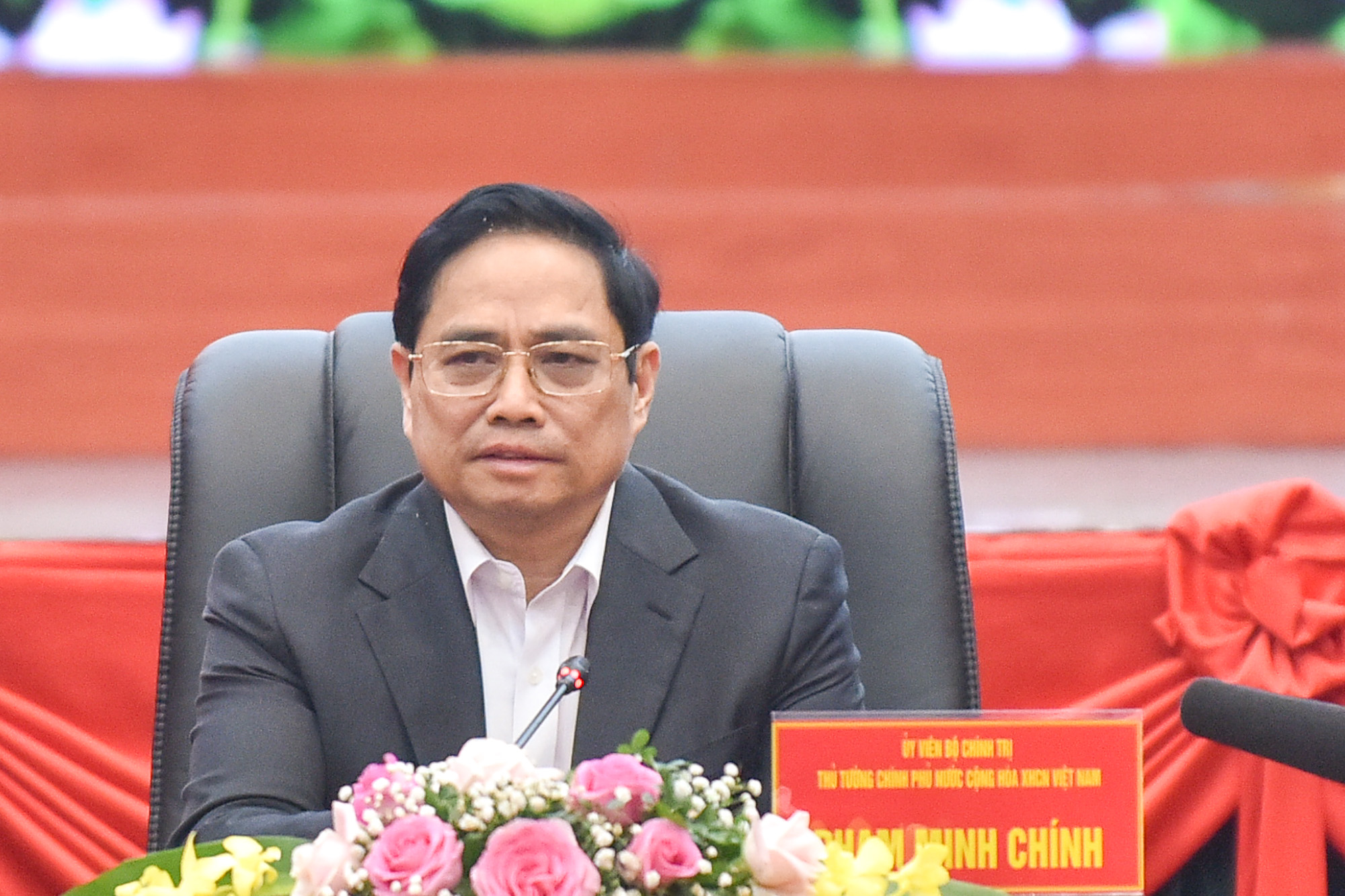 Thủ tướng đánh giá Hải Phòng vẫn chưa phát triển tương xứng với tiềm năng và sự đầu tư của Trung ương - Ảnh: VGP