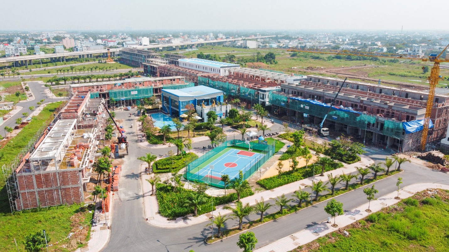 Dự &aacute;n được quy hoạch với 43.00m3 x&acirc;y dựng c&aacute;c mảng xanh.