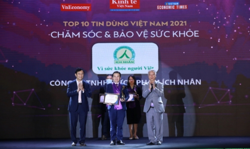 Dược phẩm Ích Nhân: Top 10 sản phẩm bảo vệ sức khỏe Tin Dùng 2021