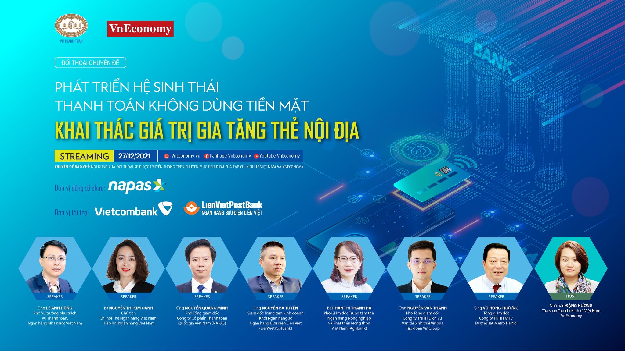 Phát triển hệ sinh thái thanh toán không dùng tiền mặt – Khai thác giá trị gia tăng thẻ nội địa