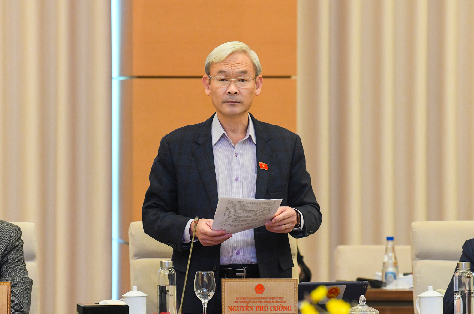 Chủ nhiệm Ủy ban T&agrave;i ch&iacute;nh, Ng&acirc;n s&aacute;ch của Quốc hội Nguyễn Ph&uacute; Cường - Ảnh: Quochoi.vn