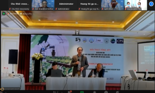 Nhân rộng các sáng kiến chuỗi giá trị thích ứng với biến đổi khí hậu