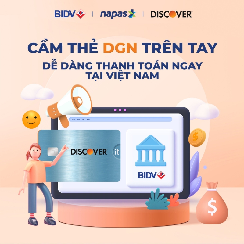 NAPAS & BIDV partnership enables acceptance of Discover global network at merchants in Vietnam