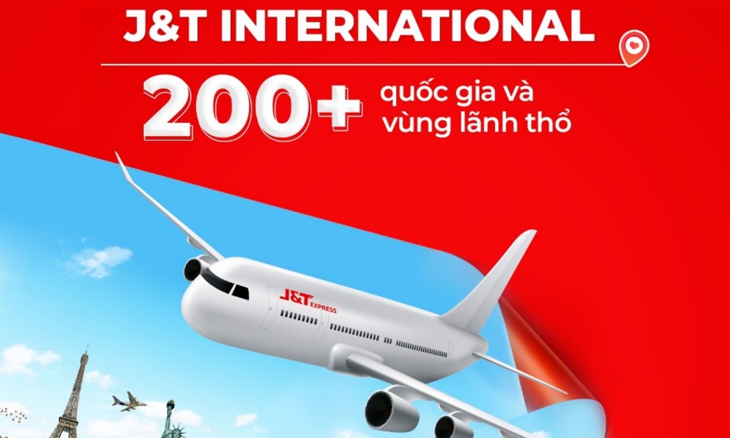J&T Express mở rộng dịch vụ gửi hàng quốc tế.