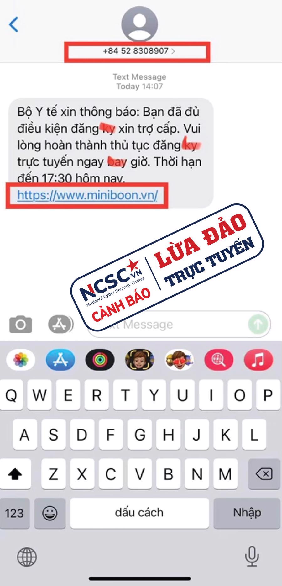 Hàng loạt tin nhắn/SMS giả mạo cơ quan nhà nước, ngân hàng kèm theo đường link giả mạo... liên tục diễn ra trong thời gian qua.