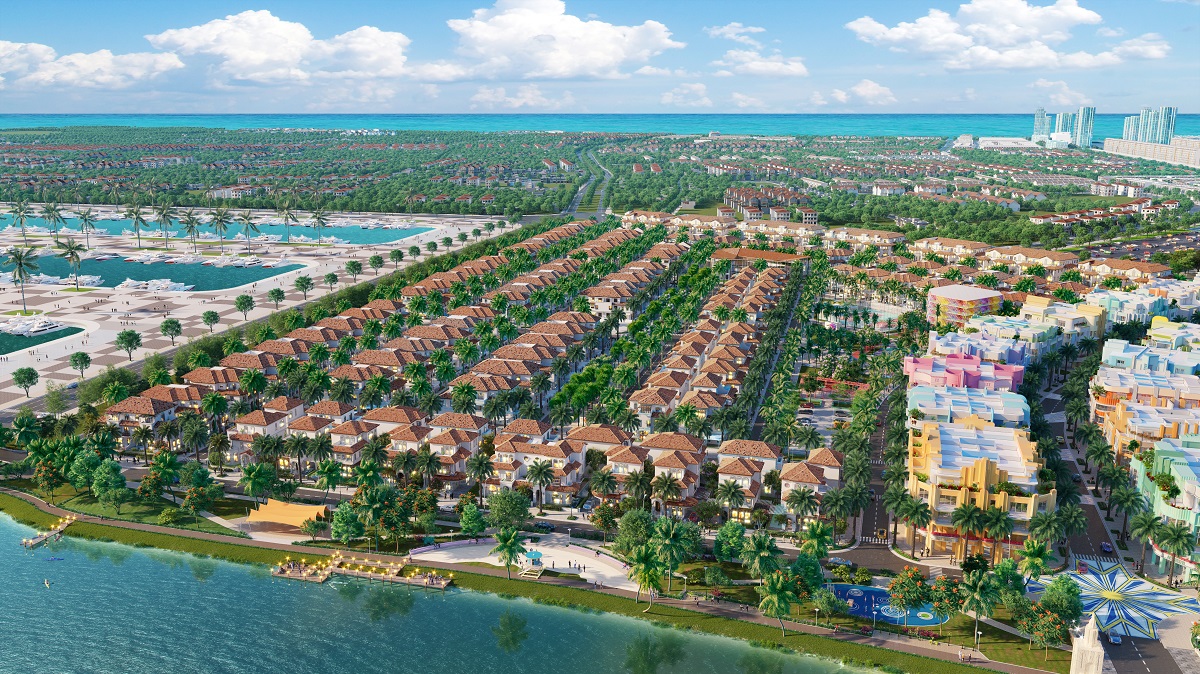 Chính sách thanh toán linh hoạt giúp việc sở hữu bất động sản tại Sun Riverside Village trở nên dễ dàng. Ảnh phối cảnh minh họa.