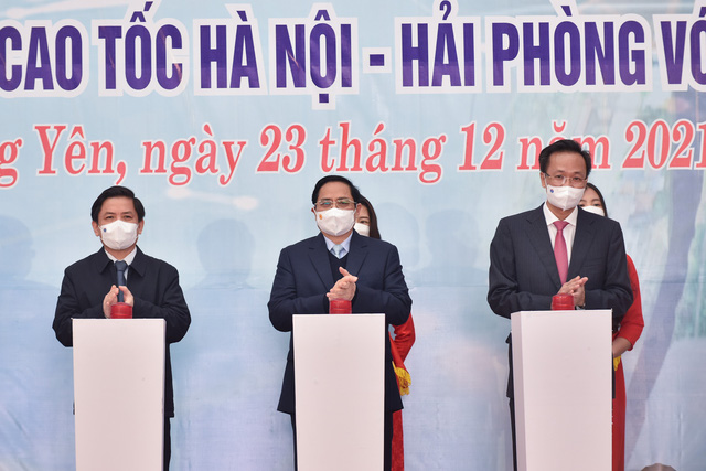 Thủ tướng yêu cầu hoàn thành công trình càng sớm càng tốt, “sớm ngày nào thì Hưng Yên phát triển ngày đó, nhân dân được hưởng lợi ngày đó”.