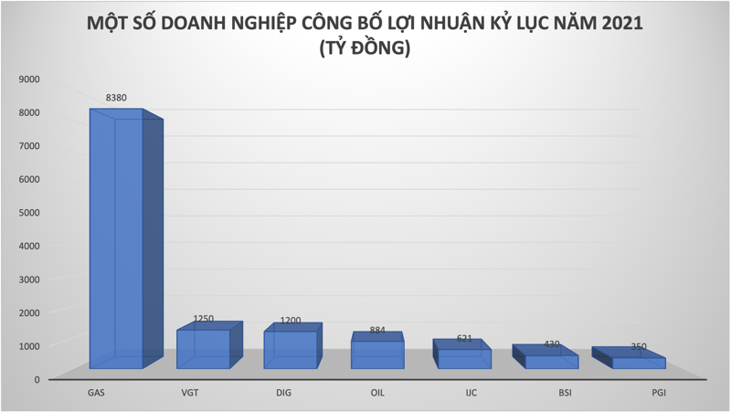 Record profits seen in 2021