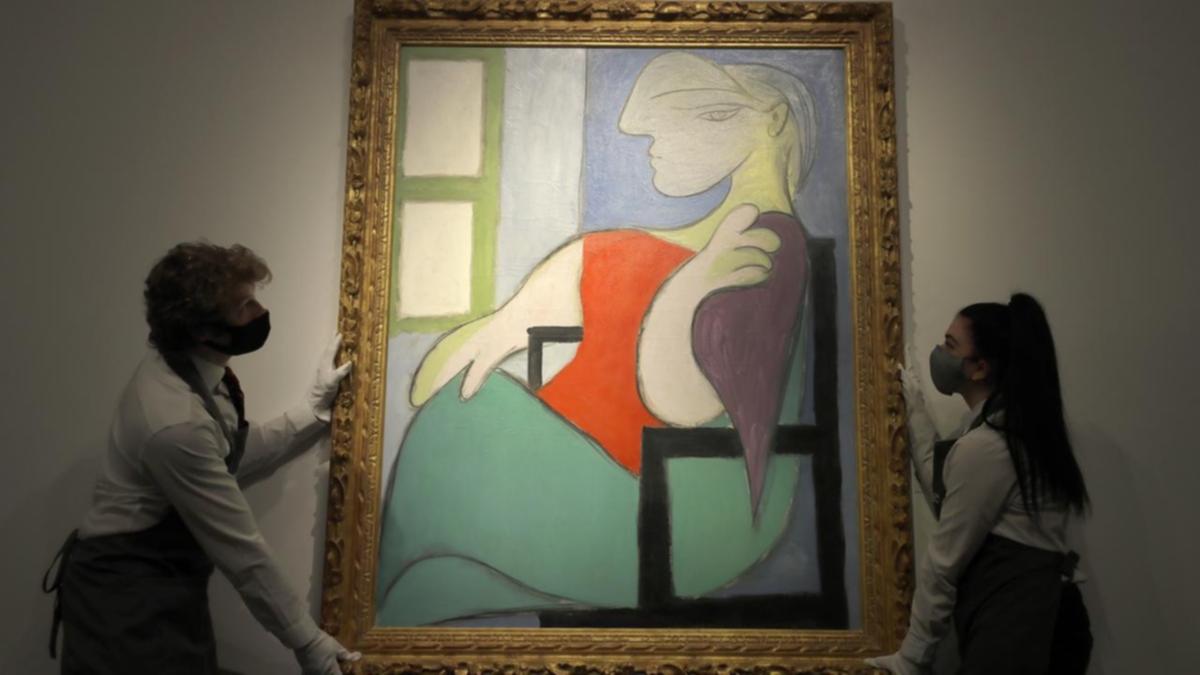 Bức tranh cỡ lớn của danh họa Pablo Picasso là tác phẩm đắt nhất được đấu giá trong năm nay.
