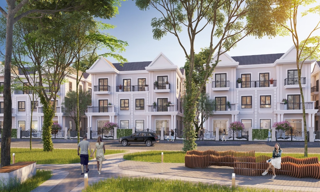 Biệt thự song lập Geneva của EcoCity Premia nhân đôi giá trị sống thời thượng.