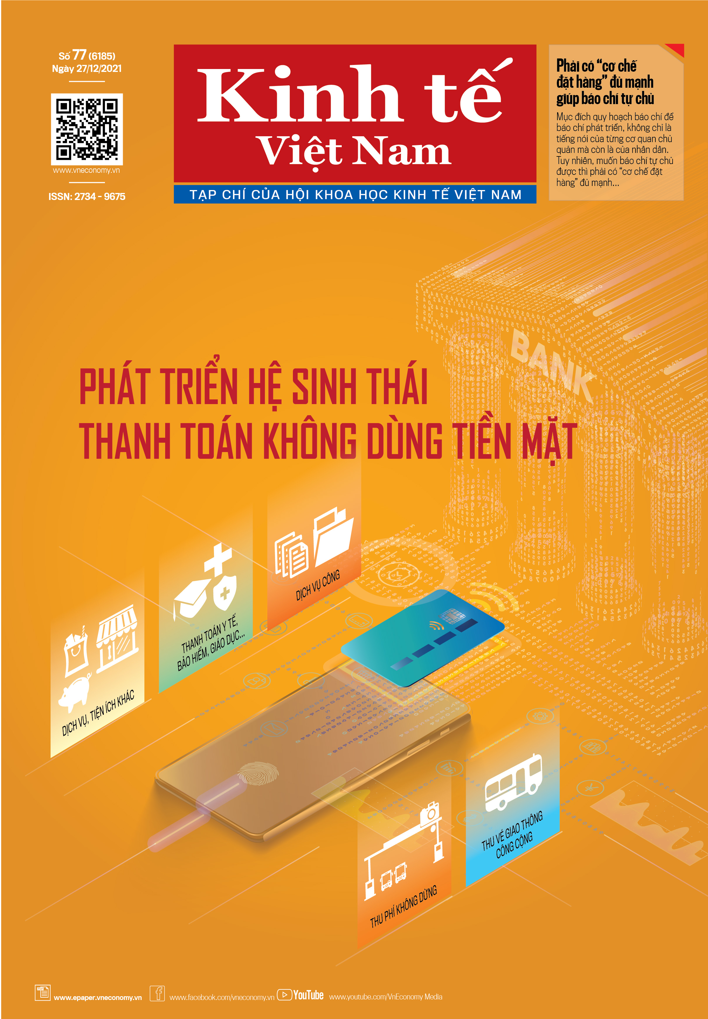 Tạp ch&iacute; Kinh tế Việt Nam số 77-2021