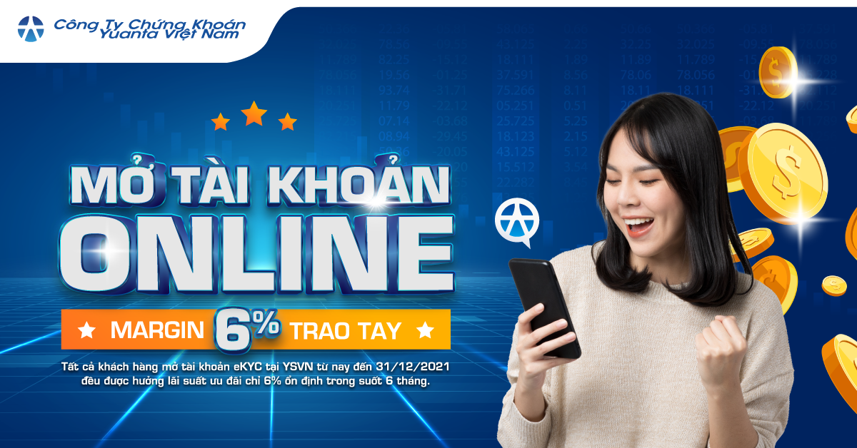 Khách hàng mở tài khoản từ này đến 31/12/2021 được hưởng lãi suất ưu đãi 6%.