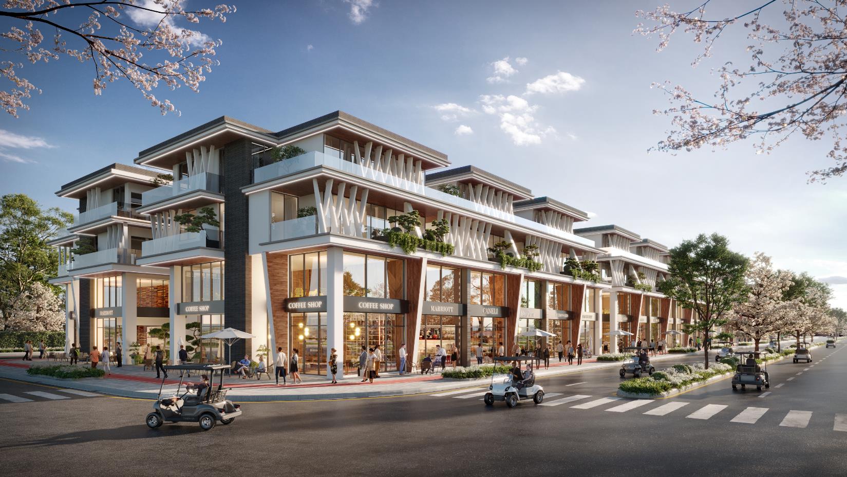 Mini Complex hai mặt tiền tạo nên giá trị song thương hấp dẫn nhà đầu tư.