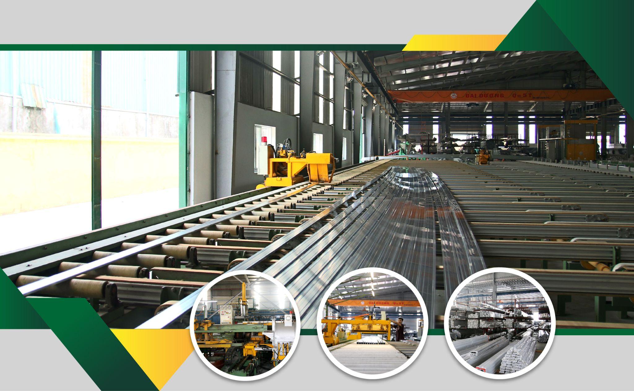 D&acirc;y chuyền sản xuất hiện đại của Tập đo&agrave;n T&acirc;n Trường Sơn.