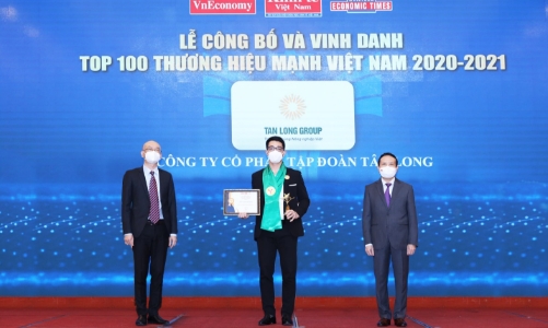 Tập đoàn Tân Long được vinh danh trong Top 100 thương hiệu mạnh Việt Nam