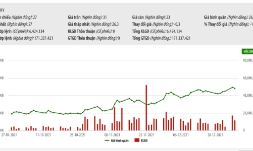 Cổ phiếu HHV lên sàn HOSE vào ngày 20/1 tới