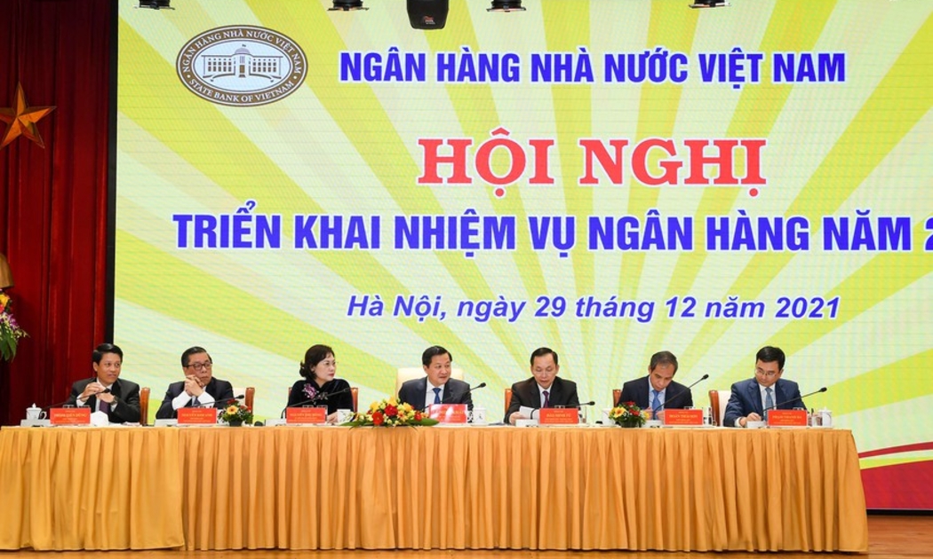 Hội nghị triển khai nhiệm vụ ngành ngân hàng năm 2022.