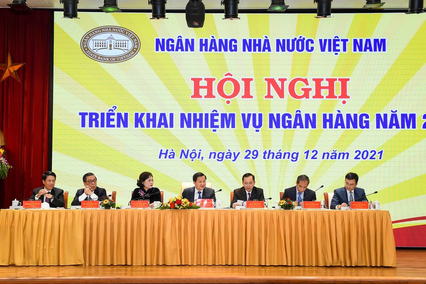 Hội nghị triển khai nhiệm vụ ngành ngân hàng năm 2022.