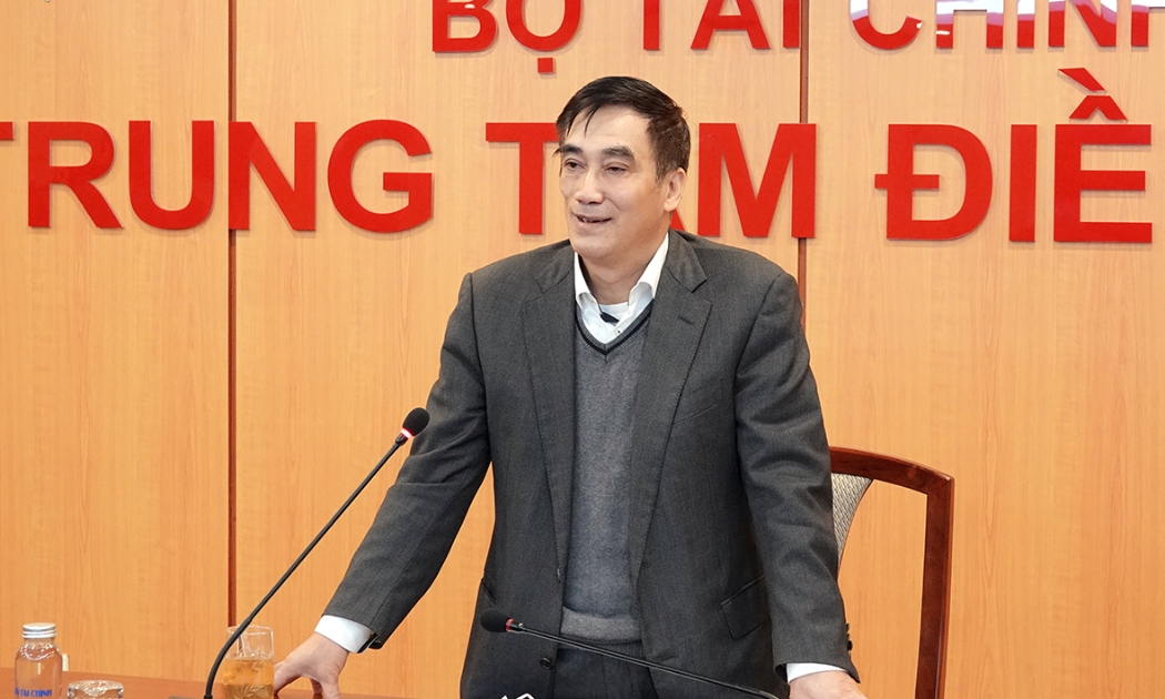 Thứ trưởng Bộ Tài chính Trần Xuân Hà phát biểu tại hội nghị.