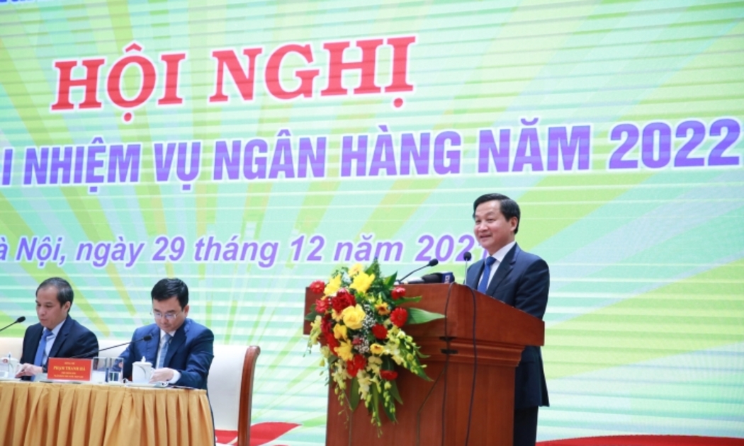 Phó Thủ tướng Lê Minh Khái phát biểu tại hội nghị