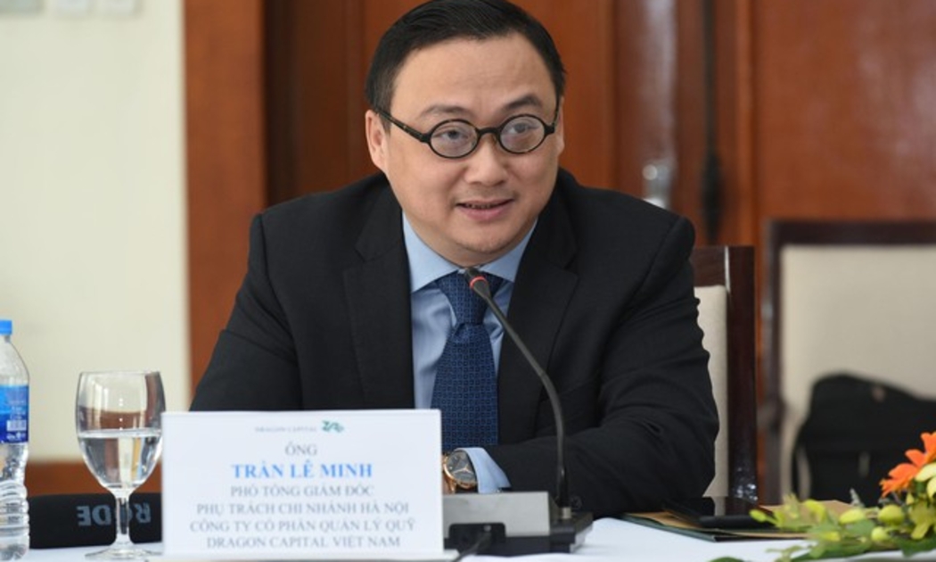 Ông Trần Lê Minh, Giám đốc chi nhánh Hà Nội, Công ty Quản lý quỹ đầu tư Dragon Capital Việt Nam.