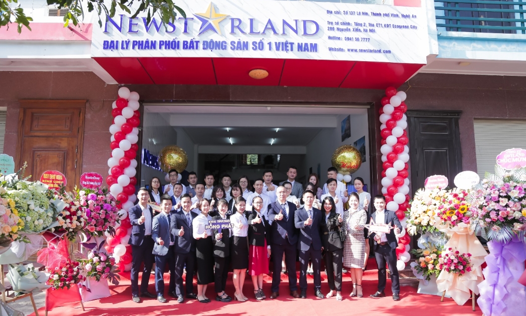 NewstarLand khai trương chi nhánh tại thành Vinh.