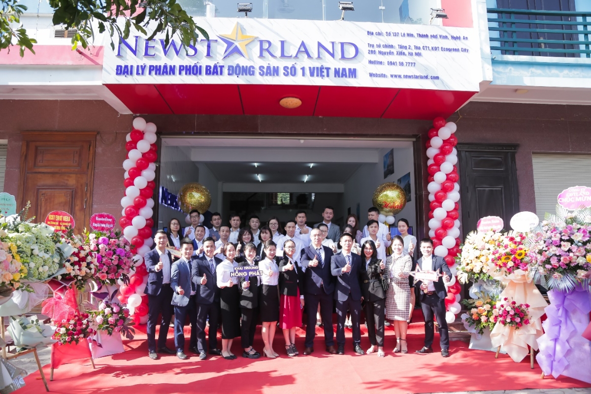 NewstarLand khai trương chi nhánh tại thành Vinh.