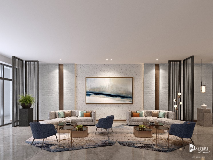 Khu phòng làm việc “Business lounge” sang trọng dành riêng cho cư dân.