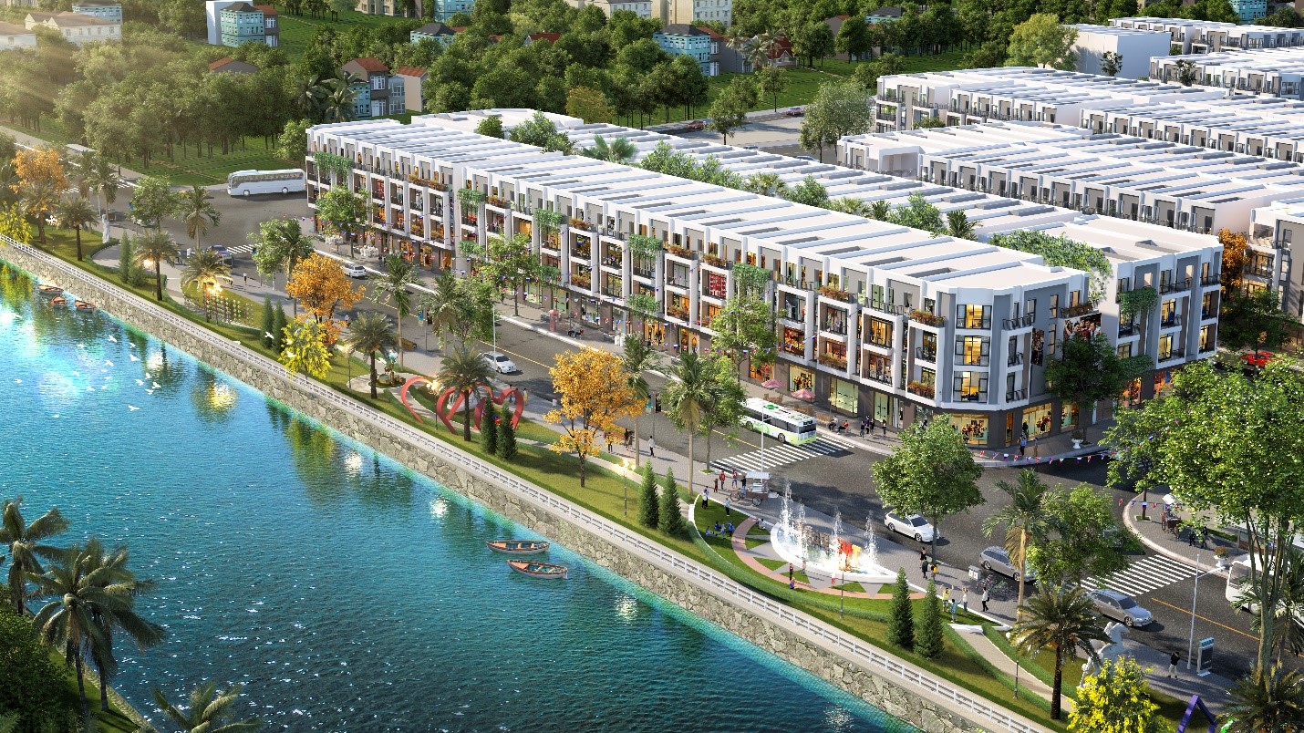 TNR Stars Lam Sơn sở hữu địa thế &ldquo;tọa sơn hướng thủy&rdquo; hứa hẹn mang đến thịnh vượng cho chủ nh&acirc;n sở hữu.