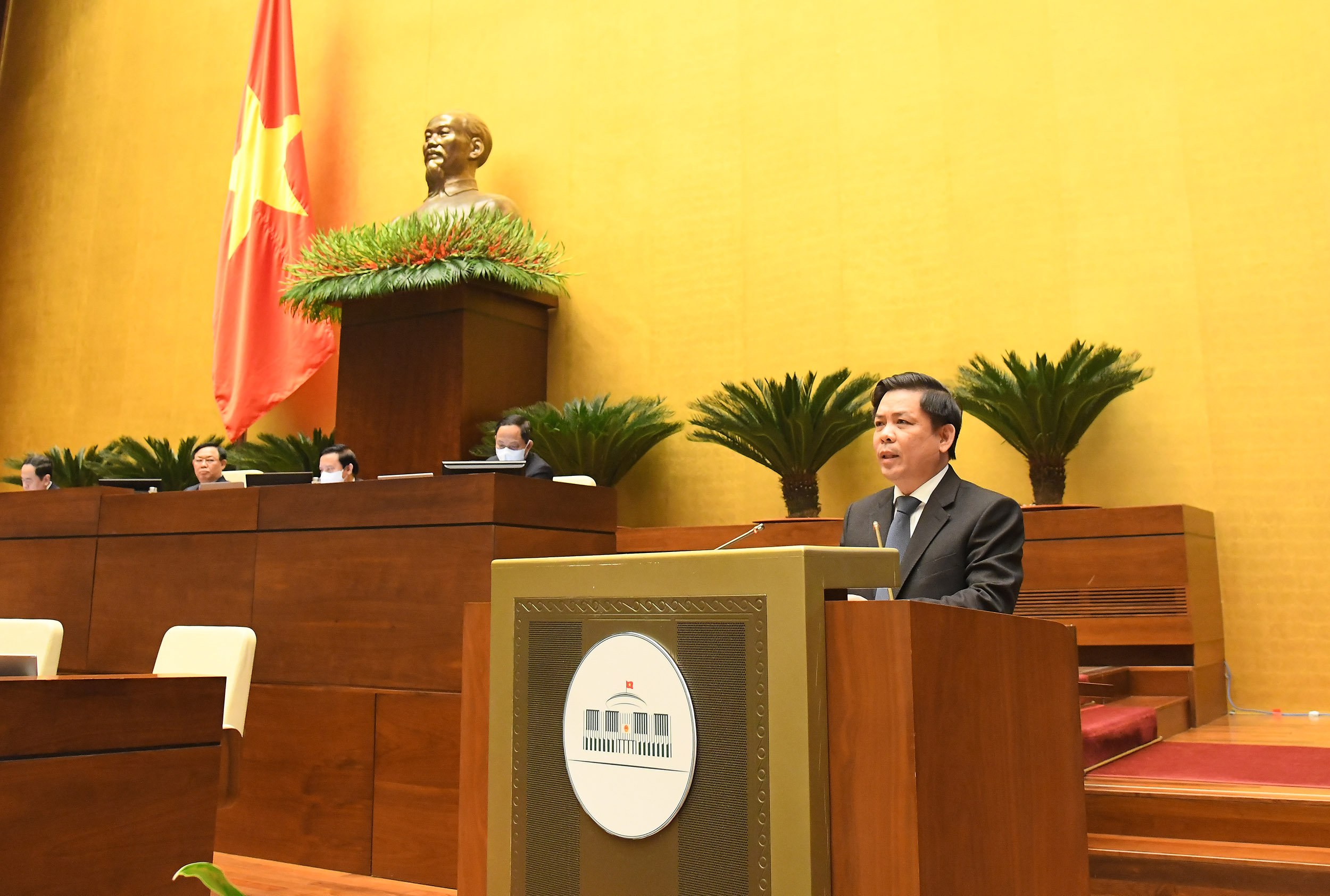 Bộ trưởng Bộ Giao th&ocirc;ng vận tải Nguyễn Văn Thể.