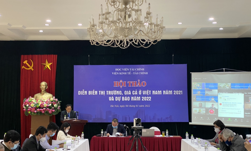 Toàn cảnh hội thảo diễn biến thị trường, giá cả ở Việt Nam năm 2021 và dự báo 2022.