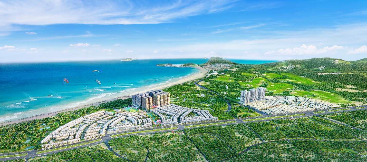 Phối cảnh dự án Khu đô thị Nhơn Hội New City.