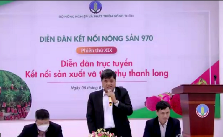Thứ trưởng Trần Thanh Nam chủ trì Diễn đàn ngày 6/01/2022.