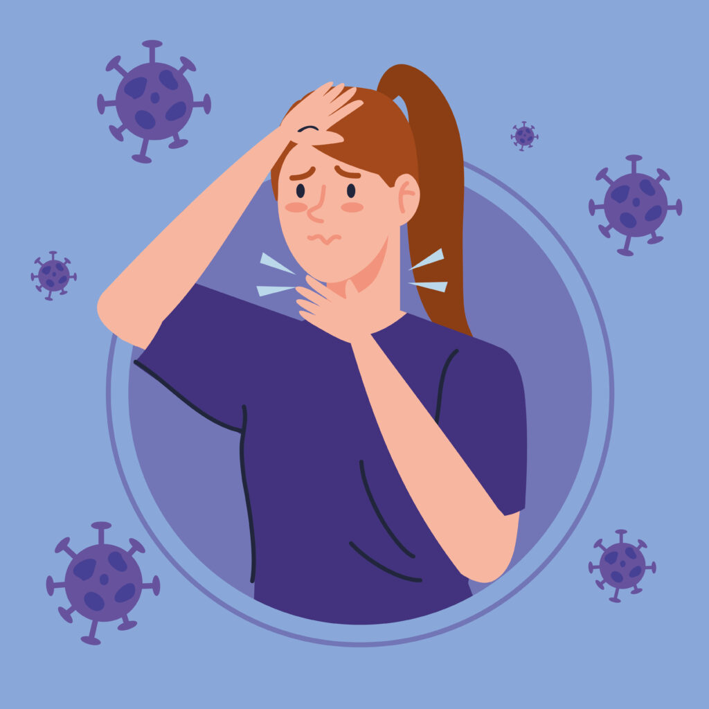 Những người bị nhiễm Omicron thường thấy cổ họng&nbsp;