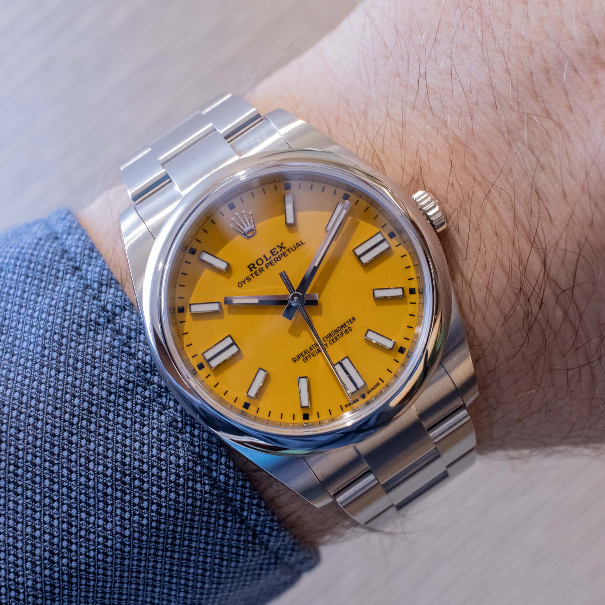Mẫu đồng hồ Ref. 124300 Oyster Perpetual 41mm hiện đang được bán 6.150 USD tại thị trường Mỹ.