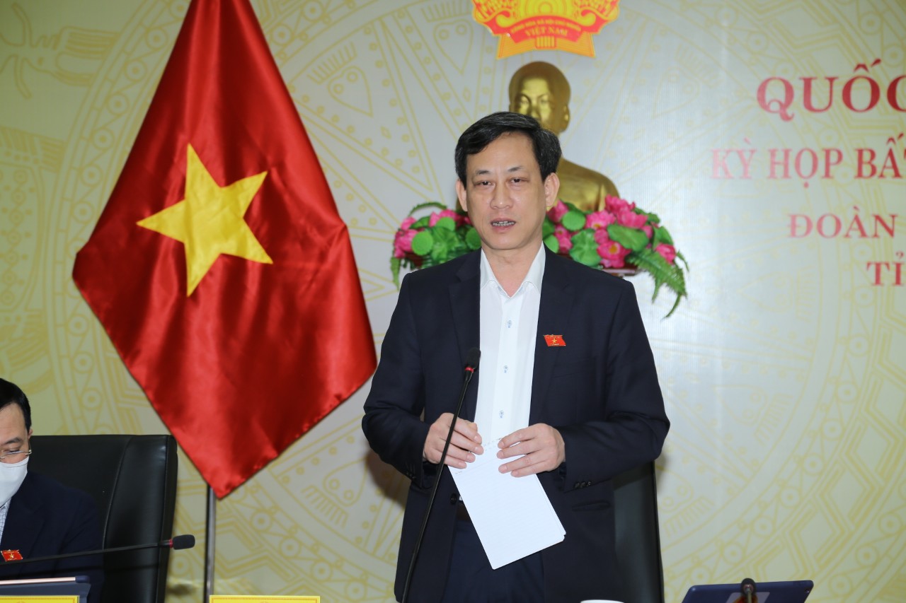 Đại biểu Mai Văn Hải, Phó Trưởng Đoàn đại biểu Quốc hội tỉnh Thanh Hóa - Ảnh: Quochoi.vn