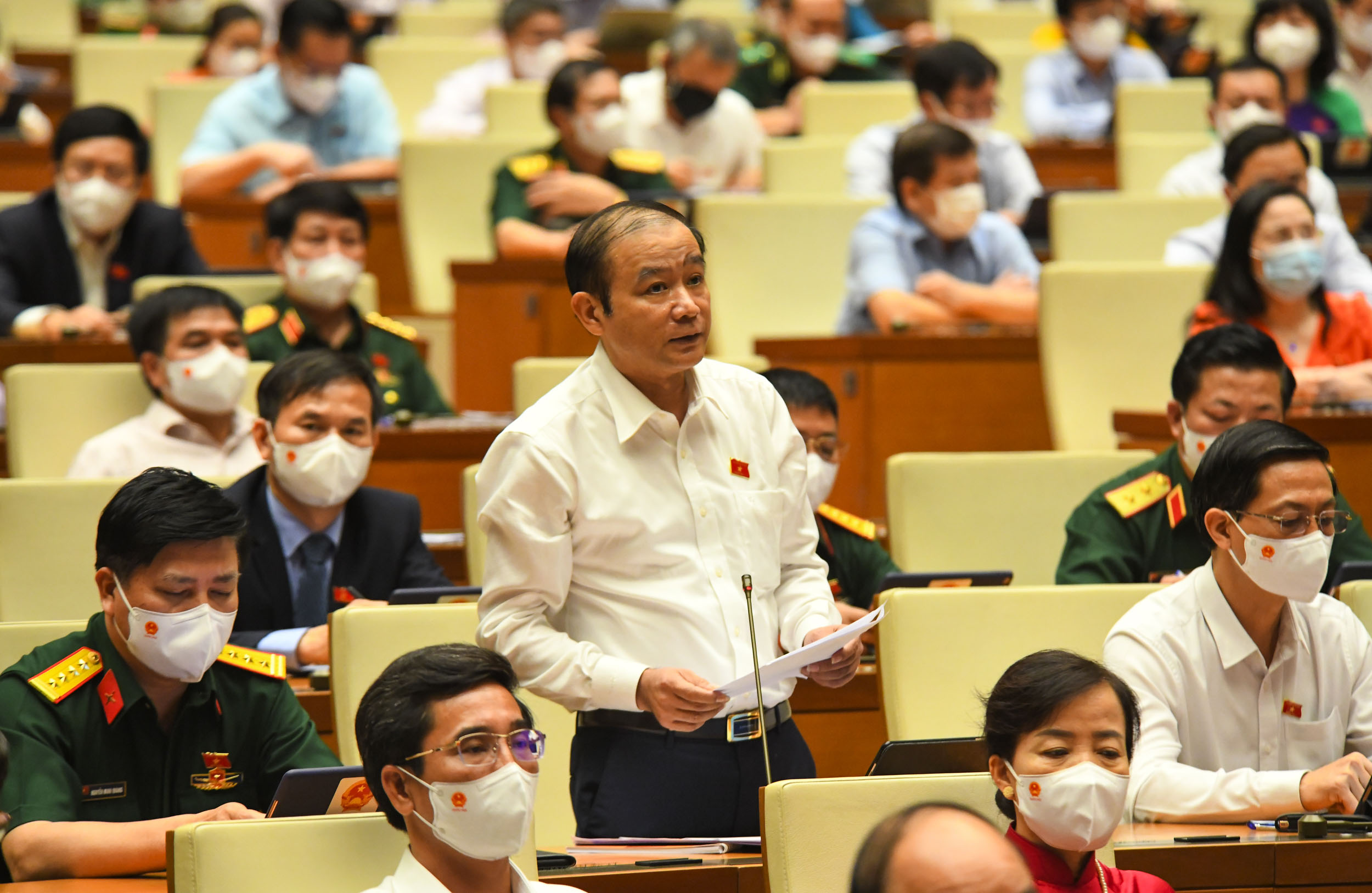 Đại biểu Lã Thanh Tân, Đoàn TP. Hải Phòng - Ảnh: Quochoi.vn