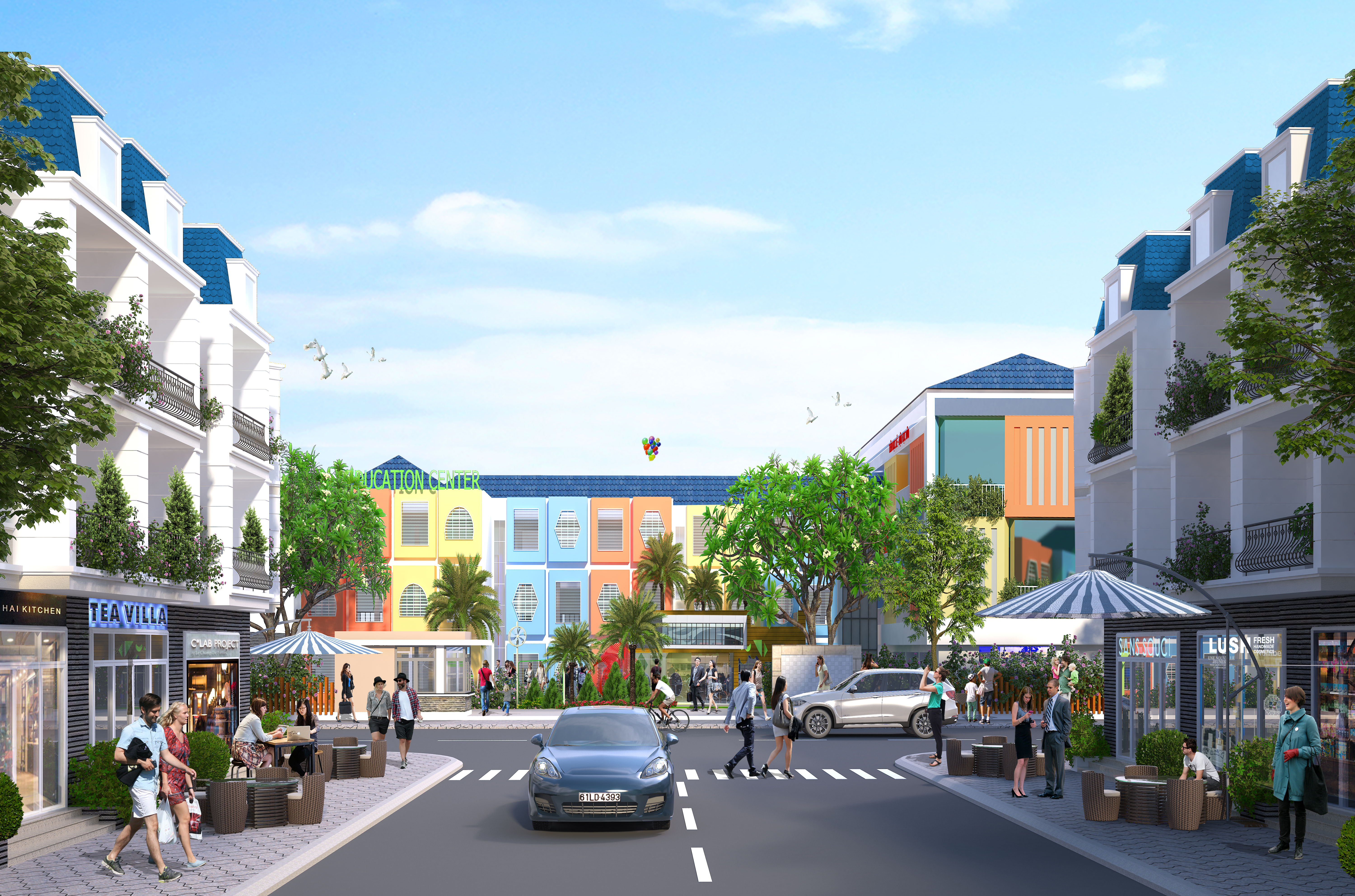 Quy hoạch hiện đại của khu đô thị 5F Capella góp phần nâng tầm diện mạo đô thị cho Tân Uyên.